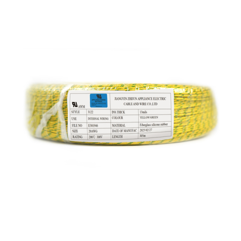 UL3122 7-kärnig högtemperaturbeständig glasfiberflätad silikontråd 18awg UL3122 7-kärnig högtemperaturbeständig glasfiberflätad silikontråd 18awg